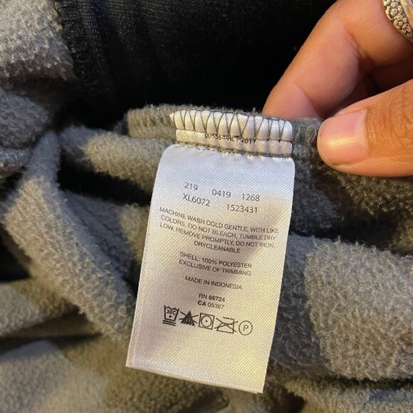 Columbia Bundle Gray Black Mock Neck Fleece Jacket Full Zip Small Lightweight - Picture 6 of 10